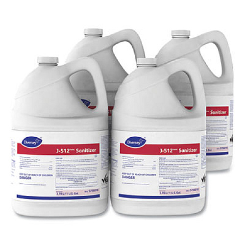 Diversey J-512TM/MC Sanitizer, 1 gal Bottle, 4/Carton (5756018)