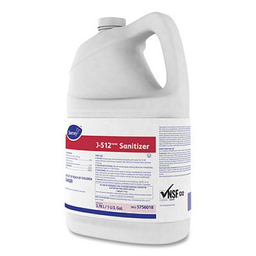 Diversey J-512TM/MC Sanitizer, 1 gal Bottle, 4/Carton (5756018)