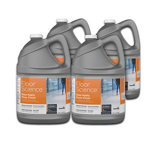 Diversey Floor Science Easy Apply Floor Finish, Ammonia Scent, 1 gal Container, 4/Carton (CBD540397)