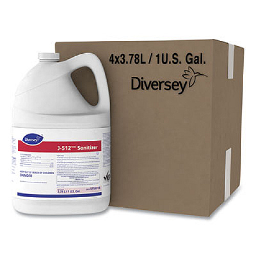 Diversey J-512TM/MC Sanitizer, 1 gal Bottle, 4/Carton (5756018)