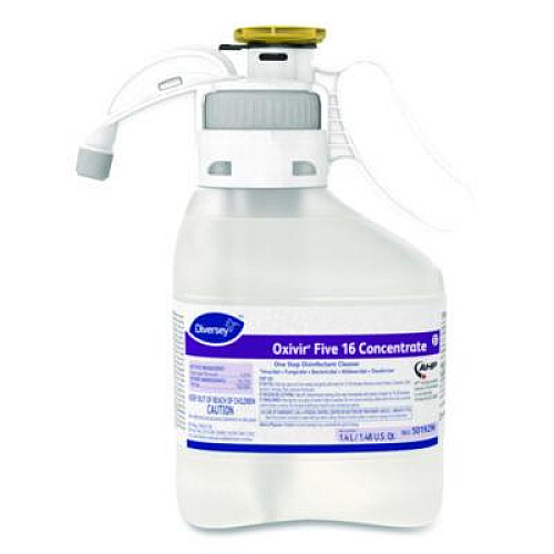 Diversey Oxivir Five 16 Concentrate One Step Disinfectant Cleaner, 1.4 L SmartDose, 2/Carton (5019296)