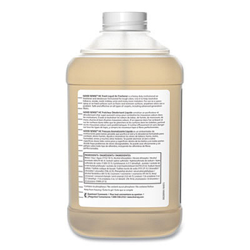 Diversey GOOD SENSE HC LIQUID AIR FRESHENER, FRESH SCENT, 2,500 ML BOTTLE, 2/CARTON (812988)