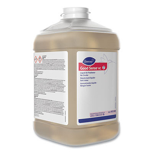 Diversey Good Sense Liquid Odor Counteractant, Clean and Fresh, 84.5 oz, 2/Carton (101109734)