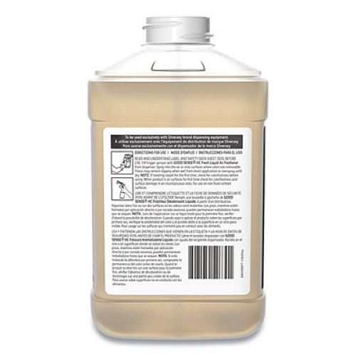 Diversey GOOD SENSE HC LIQUID AIR FRESHENER, FRESH SCENT, 2,500 ML BOTTLE, 2/CARTON (812988)