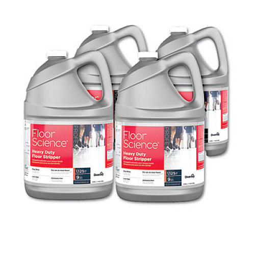Diversey Floor Science Heavy Duty Floor Stripper, Liquid, 1 gal Bottle, 4/Carton (CBD540434)
