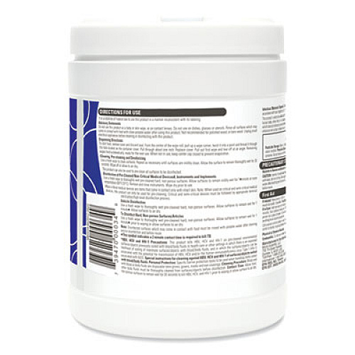 Opti-Cide Max Disinfectant Wipes, 6 x 6.75, White, 160/Canister (M60034EA)