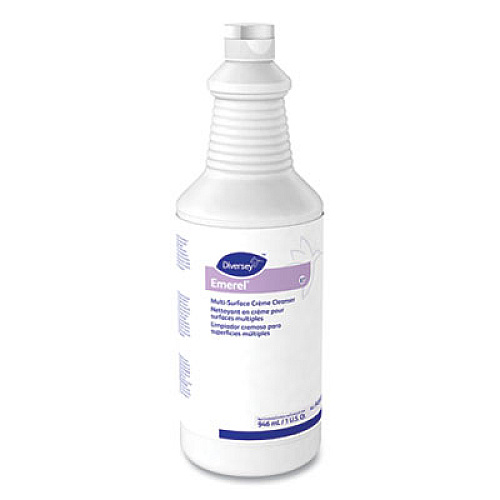 Diversey Emerel Multi-Surface Creme Cleanser, Fresh Scent, 32 oz Bottle, 12/Carton (94995295)