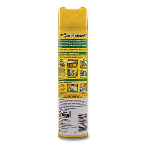 Diversey Endust Multi-Surface Dusting and Cleaning Spray, Lemon Zest, 12.5 oz Aerosol Spray (CB508171EA)