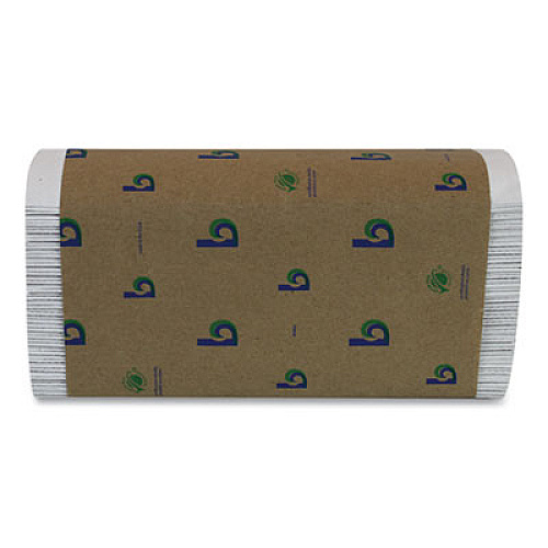 Boardwalk Green C-Fold Towels, Natural White, 10 1/8 x 12 3/4, 150/Pk, 16 Pks/Ct (BWK51GREENB)