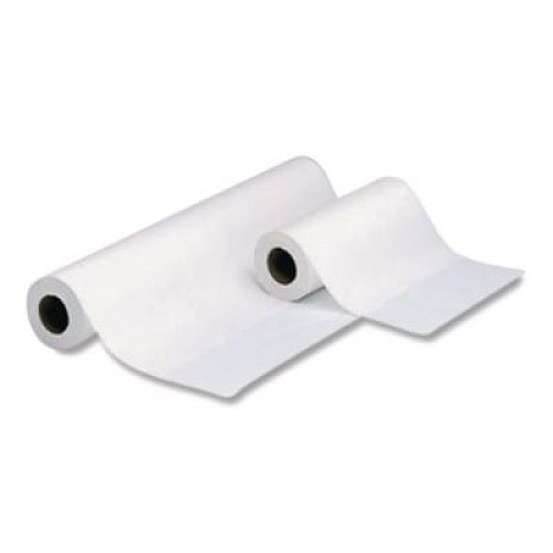 TIDI Choice Headrest Paper Roll, Smooth-Finish, 8.5" x 225 ft, White, 12/Carton (32216)