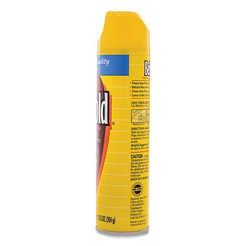 Diversey Behold Furniture Polish, Lemon, 12.5 oz Aerosol Spray (CB520009EA)
