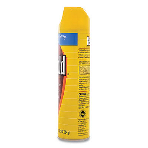 Diversey Behold Furniture Polish, Lemon, 12.5 oz Aerosol Spray, 6/Carton (CB520009)