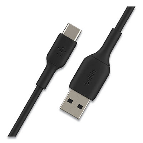 Belkin BOOST CHARGE USB-C to USB-A Cable, 3.3 ft, Black (CAB001BT1MBK)
