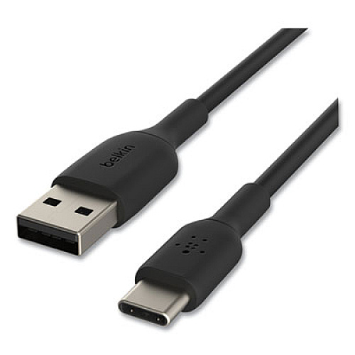 Belkin BOOST CHARGE USB-C to USB-A Cable, 3.3 ft, Black (CAB001BT1MBK)