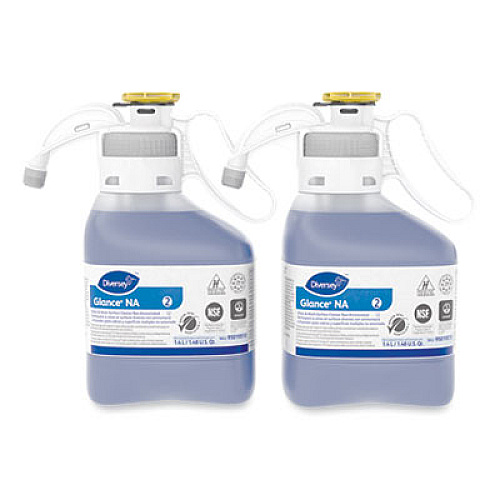Diversey GLANCE NA GLASS AND SURFACE CLEANER NON-AMMONIATED, 1400ML BOTTLE, 2/CARTON (95019510CT)