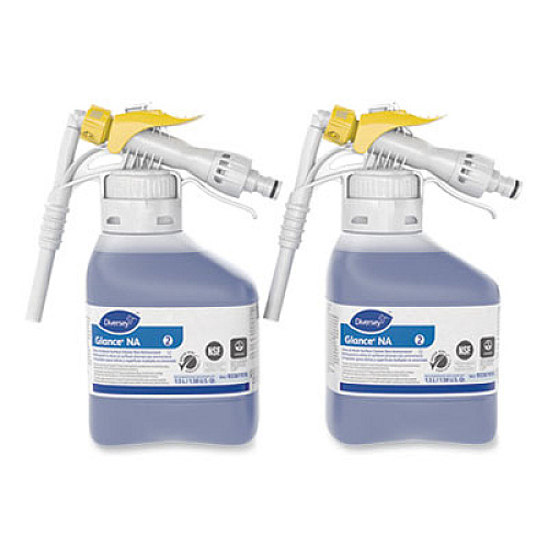 Diversey Glance NA Glass and Multi-Surface Cleaner, 1.5 L, 2/Carton (970915)