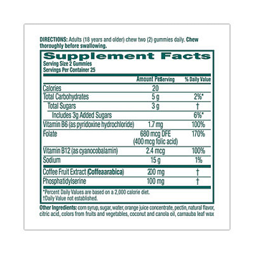 Neuriva Brain Performance Plus Gummies, 50 Count (19502)