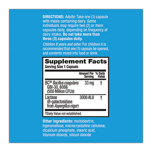 Digestive Advantage Lactose Defense Formula, 96 Count (98225)