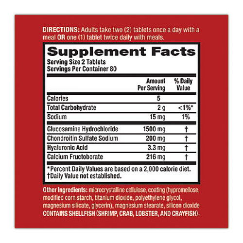 Move Free Advanced Joint Health Tablet, 160 Tablets (99394)