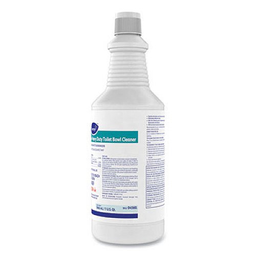 Diversey Crew Heavy Duty Toilet Bowl Cleaner, Minty, 32 oz Squeeze Bottle, 12/Carton (04560)