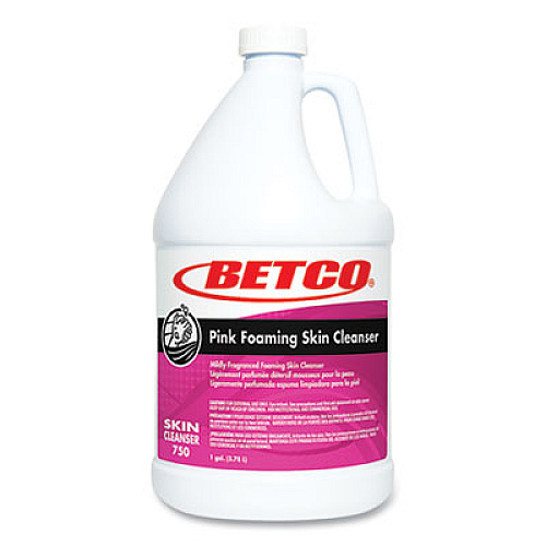 Betco Pink Foaming Skin Cleanser Refill, Fresh Scent, 1 gal, 4/Carton (7500400)