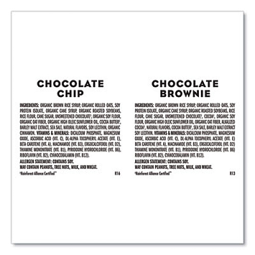 CLIF Bar Energy Bar, Chocolate Brownie and Chocolate Chip, 2.4 oz, 18/Box (CCC31576)