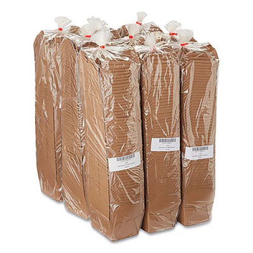 Dixie 24451832 Reclosable One-Piece Natural-Paperboard Take-Out Box