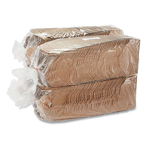 Dixie 24451843 Reclosable One-Piece Natural-Paperboard Take-Out Box