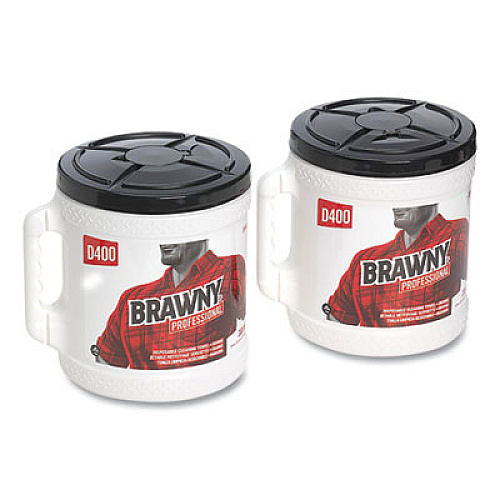 Brawny 698144 Professional D400 Disposable Cleaning Towel System