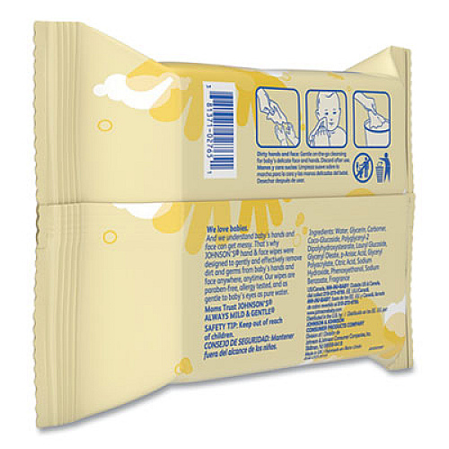 Johnson & Johnson 2070216 Hand & Body Wipes