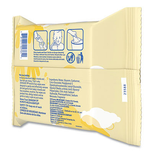 Johnson & Johnson 2070216 Hand & Body Wipes