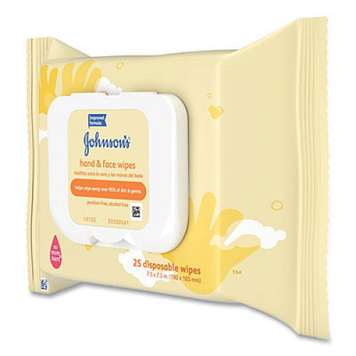 Johnson & Johnson 2070216 Hand & Body Wipes
