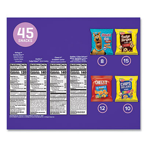 Keebler 24448638 Cookie & Cracker Variety Packs
