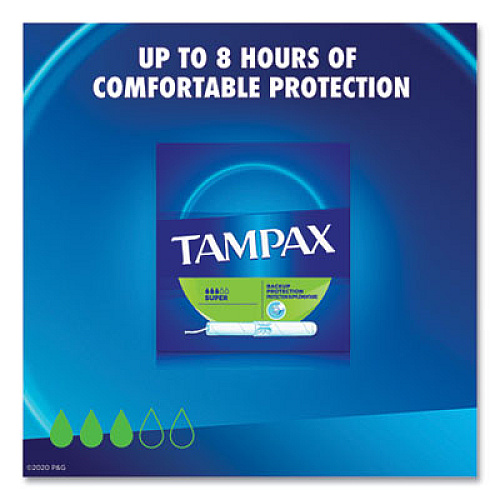 Tampax 1703187 Cardboard Applicator Tampons