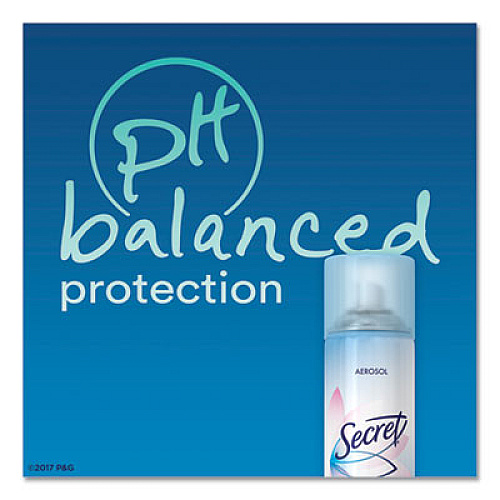 Secret Aerosol Spray Antiperspirant and Deodorant, Powder Fresh,6 oz Aerosol Spray Can, 12/Carton (71108CT)
