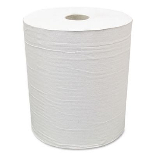 American Paper Converting Hardwound Paper Towel Roll, Eco Green Paper, 1-Ply, 7.88" x 800 ft, White, 6/Carton (EN80166)