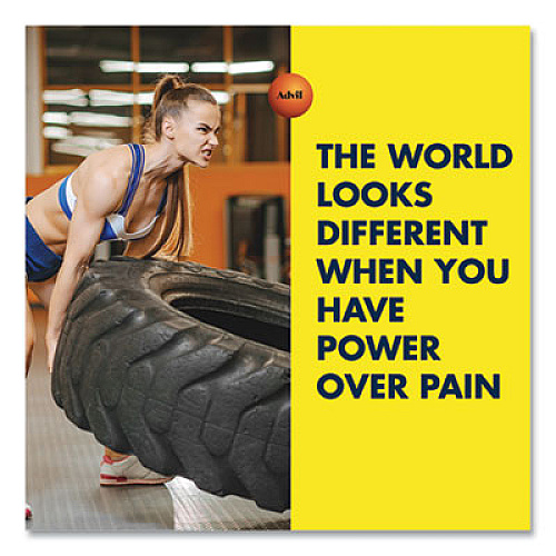 Advil Ibuprofen Ibuprofen Pain Reliever Tablets, 100/Box (015040)