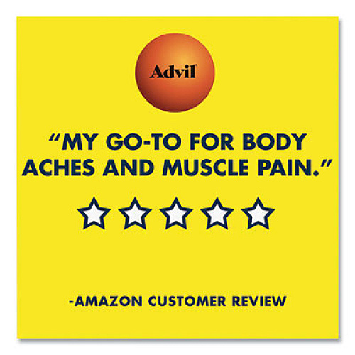 Advil Ibuprofen Ibuprofen Pain Reliever Tablets, 100/Box (015040)