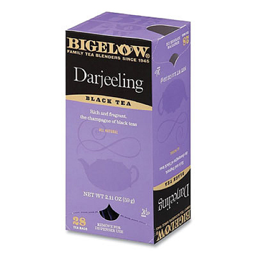 Bigelow Darjeeling Black Tea Bags, 0.08 Tea Bag, 28/Box (RCB003491)