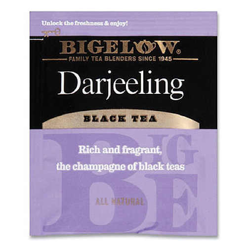 Bigelow Darjeeling Black Tea Bags, 0.08 Tea Bag, 28/Box (RCB003491)