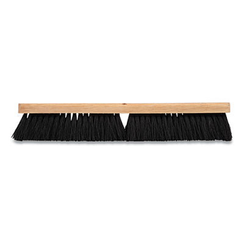 Coastwide Professional Tampico Push Broom Head, Black Bristles, 18" (24420785)