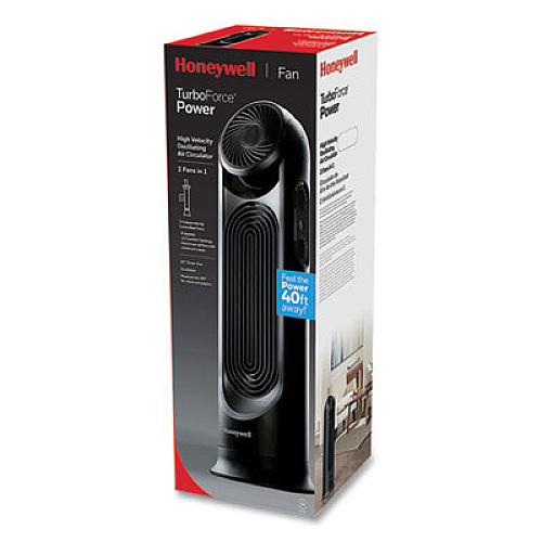 Honeywell TURBOFORCE 32" OSCILLATING TOWER FAN, BLACK (24392096)