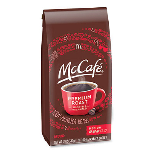 McCafe Ground Coffee, Premium Roast, 12 oz Bag (5000358163)