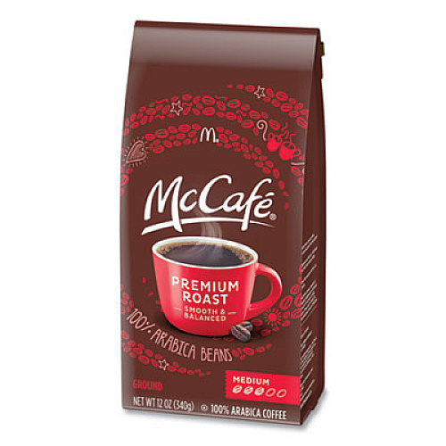 McCafe Ground Coffee, Premium Roast, 12 oz Bag (5000358163)