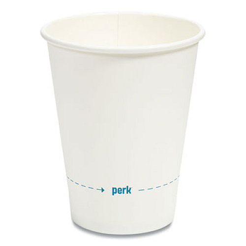 Perk 24431631 White Paper Hot Cups