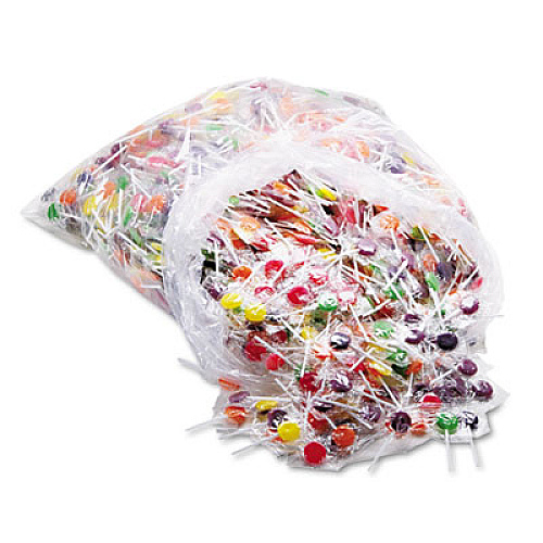 Office Snax Lick Stix Suckers, Seven Assorted Fruit Flavors, 1440/Carton (00004)