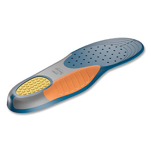 Dr. Scholl's Pain Relief Extra Support Orthotic Insoles, Women, Women's Sizes 6 to 11, Gray/Blue/Orange/Yellow, Pair (59013)