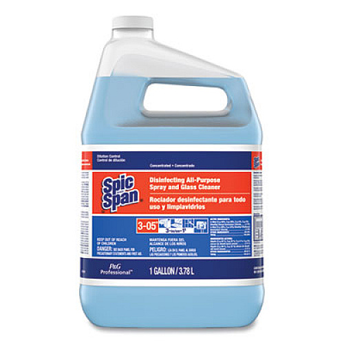 Spic and Span Disinfecting All-Purpose Spray and Glass Cleaner, Concentrated, 1 gal, 2/Carton (32538)