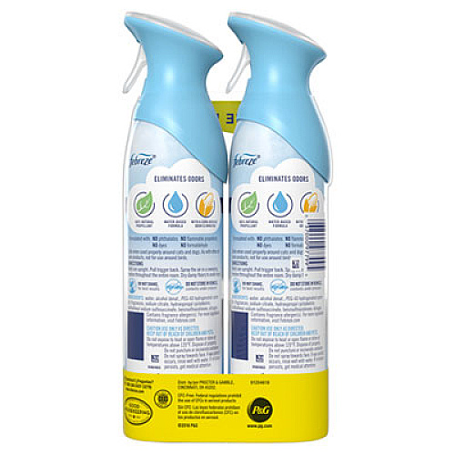 Febreze AIR, Linen and Sky, 8.8 oz Aerosol Spray, 2/Pack, 6 Pack/Carton (97799)