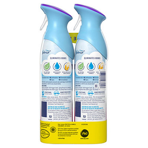 Febreze AIR, Spring and Renewal, 8.8 oz Aerosol Spray, 2/Pack (97805PK)